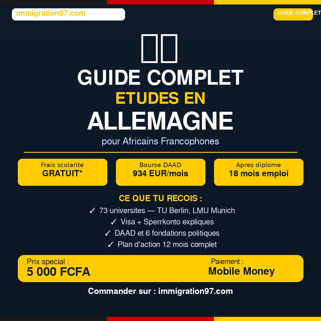 GUIDE POUR ETUDIER EN ALLEMAGNE